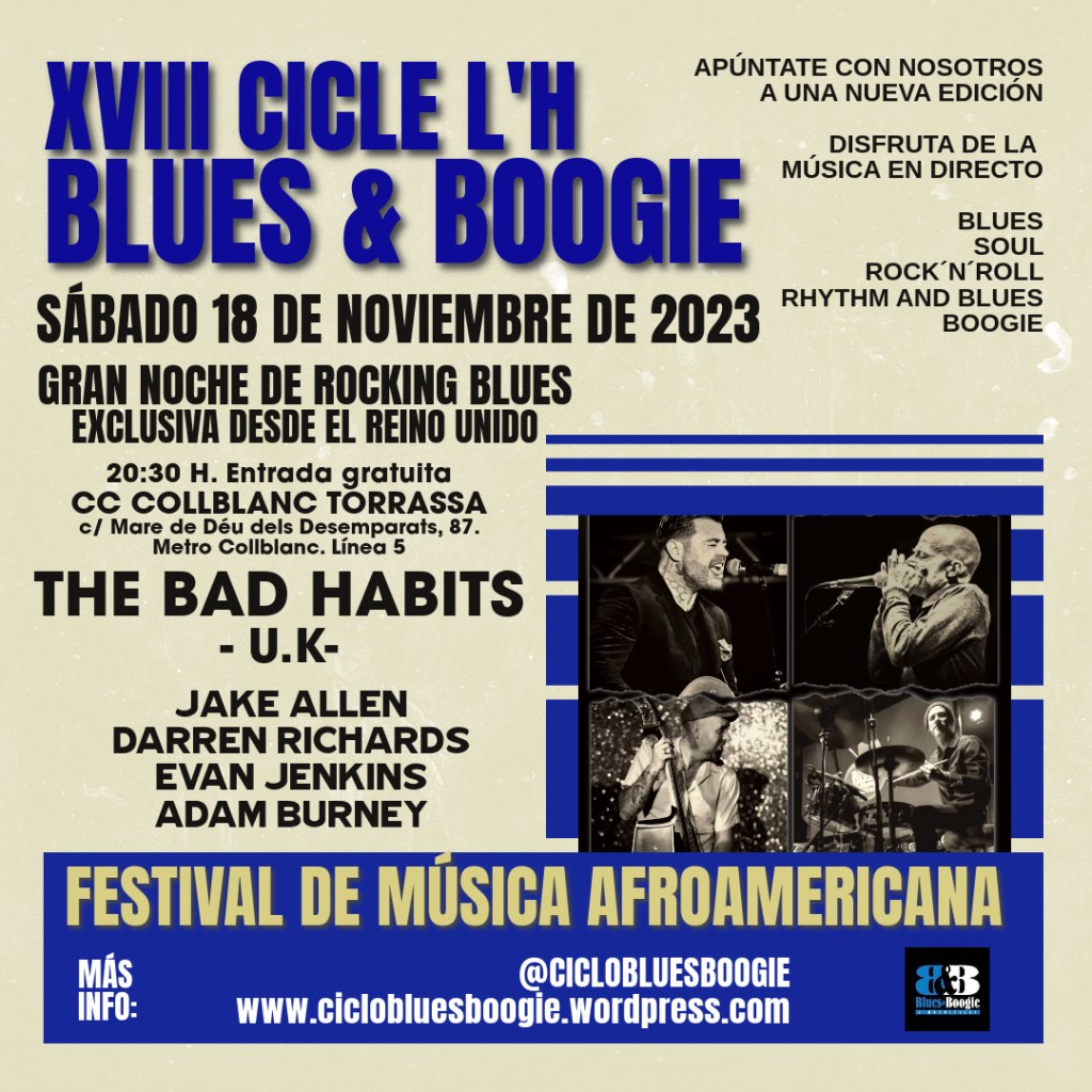 Noche de Rocking Blues desde&nbsp;U.K