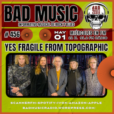 Bad Music #456. YES FRAGILE FROM TOPOGRAPHIC