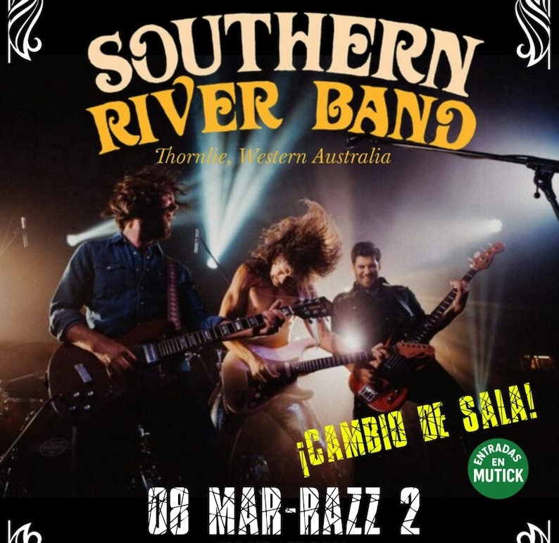 THE SOUTHERN RIVER BAND, CAMBIO DE SALA A RAZZ&nbsp;2