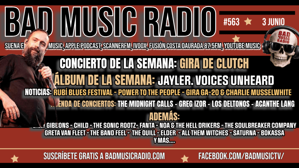BAD MUSIC RADIO #563.&nbsp;CLUTCH