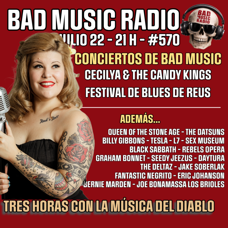 BAD MUSIC RADIO #570. CECILYA & THE CANDY KINGS